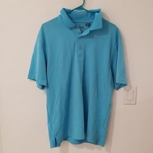 Cubavera large polo shirt blue